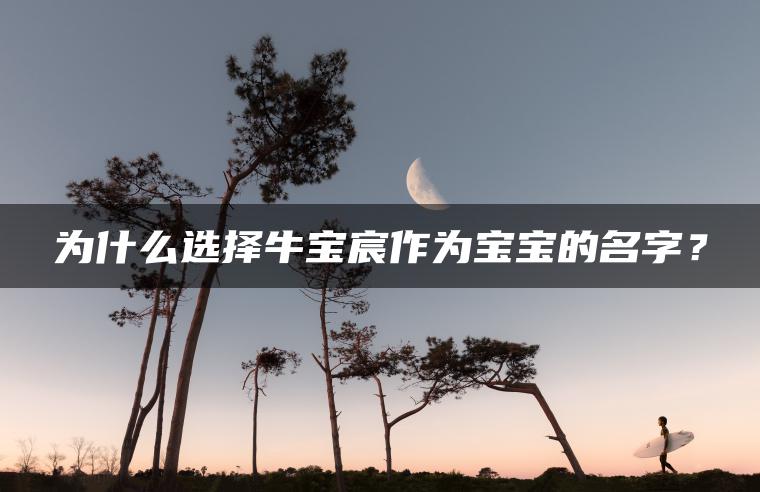 为什么选择牛宝宸作为宝宝的名字？