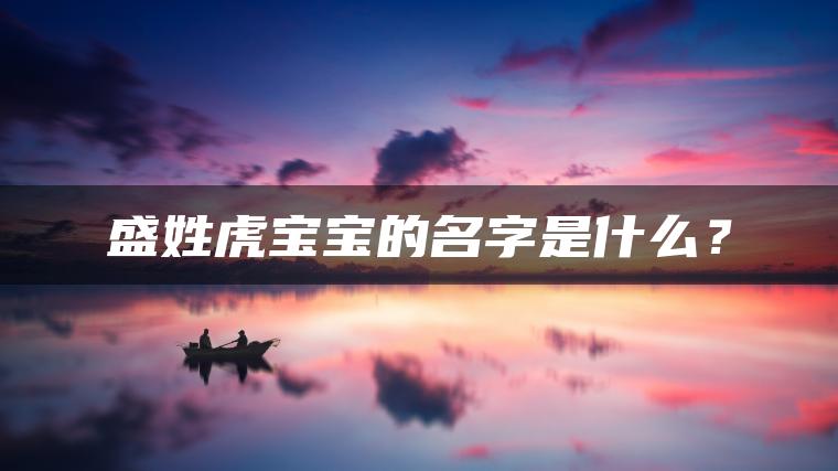 盛姓虎宝宝的名字是什么？