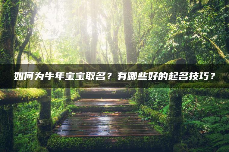 如何为牛年宝宝取名？有哪些好的起名技巧？