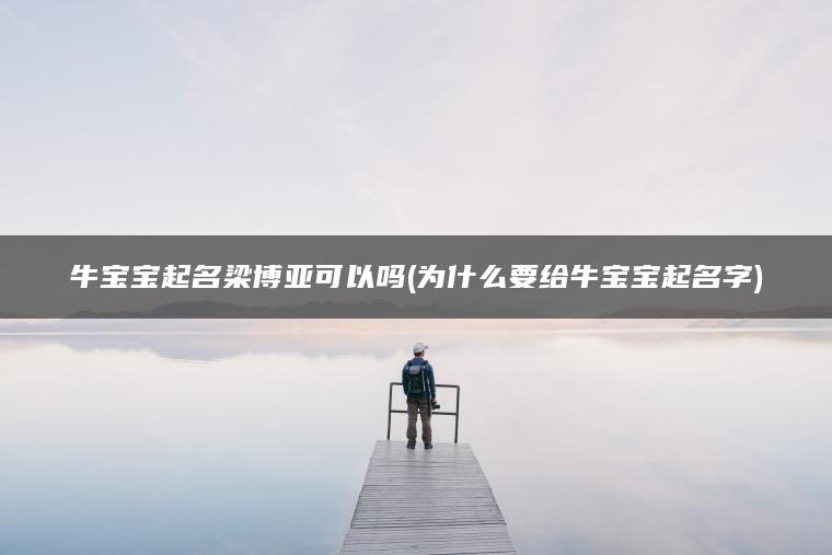 牛宝宝起名梁博亚可以吗(为什么要给牛宝宝起名字)