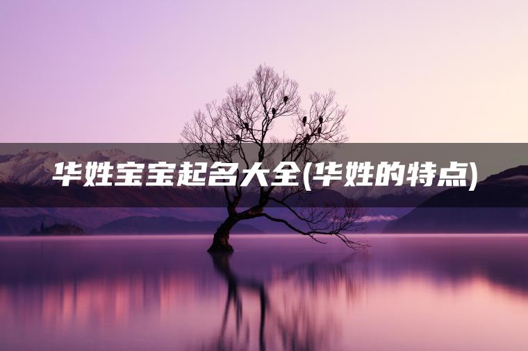 华姓宝宝起名大全(华姓的特点)