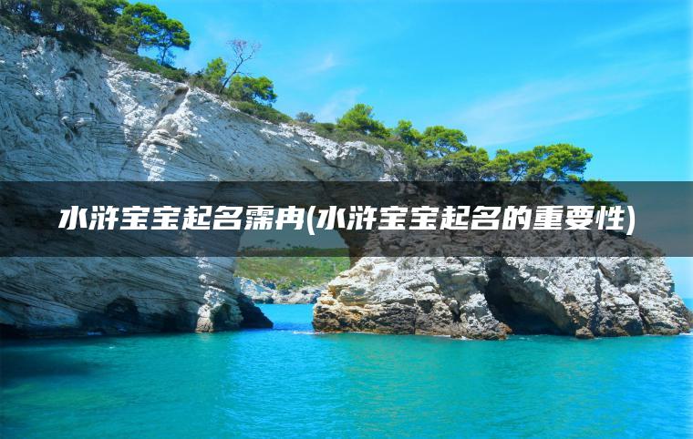 水浒宝宝起名霈冉(水浒宝宝起名的重要性)