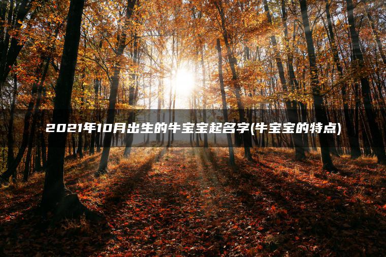 2021年10月出生的牛宝宝起名字(牛宝宝的特点)