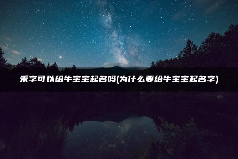 禾字可以给牛宝宝起名吗(为什么要给牛宝宝起名字)