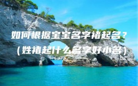 如何根据宝宝名字褚起名？（姓褚起什么名字好小名）