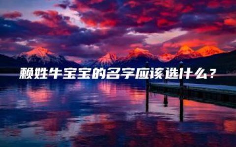 赖姓牛宝宝的名字应该选什么？