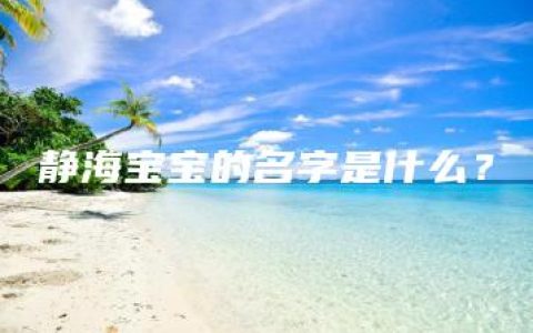 静海宝宝的名字是什么？