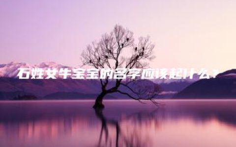 石姓女牛宝宝的名字应该起什么？