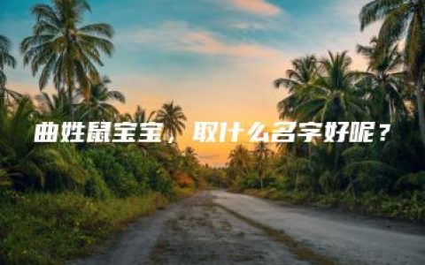 曲姓鼠宝宝，取什么名字好呢？