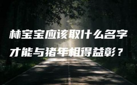 林宝宝应该取什么名字才能与猪年相得益彰？