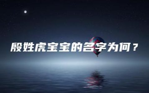 殷姓虎宝宝的名字为何？