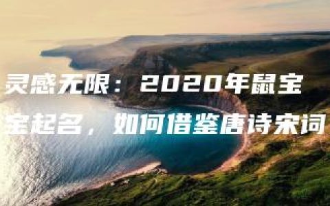 灵感无限：2020年鼠宝宝起名，如何借鉴唐诗宋词