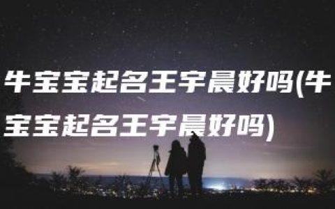 牛宝宝起名王宇晨好吗(牛宝宝起名王宇晨好吗)