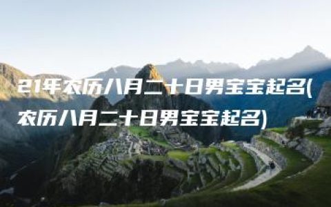 21年农历八月二十日男宝宝起名(农历八月二十日男宝宝起名)