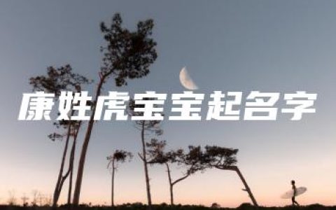 康姓虎宝宝起名字