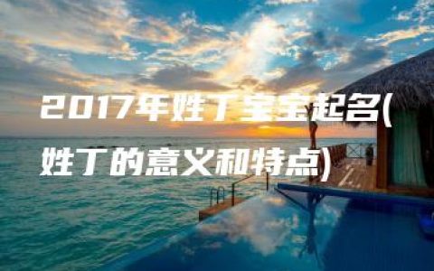 2017年姓丁宝宝起名(姓丁的意义和特点)