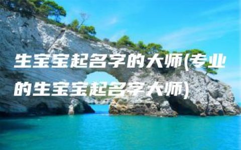 生宝宝起名字的大师(专业的生宝宝起名字大师)