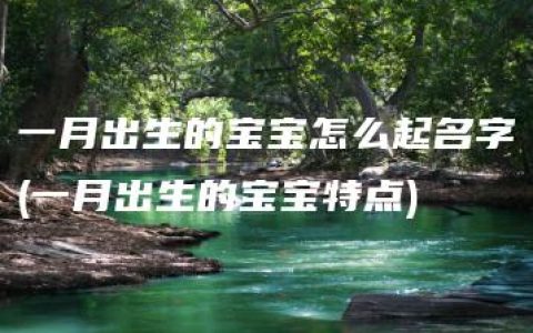 一月出生的宝宝怎么起名字(一月出生的宝宝特点)