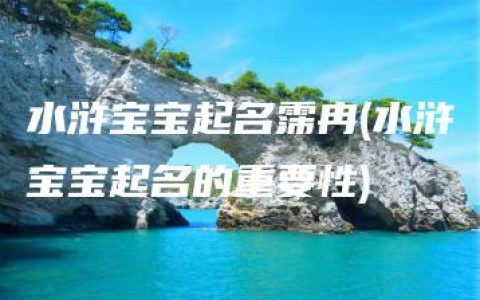 水浒宝宝起名霈冉(水浒宝宝起名的重要性)