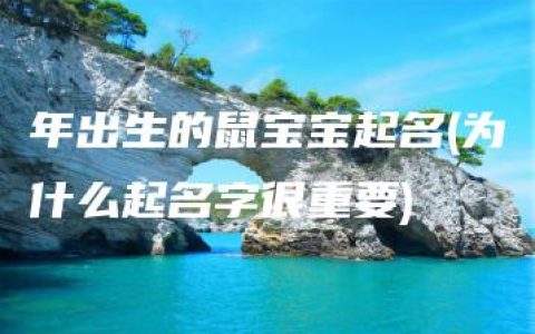 年出生的鼠宝宝起名(为什么起名字很重要)