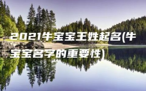 2021牛宝宝王姓起名(牛宝宝名字的重要性)