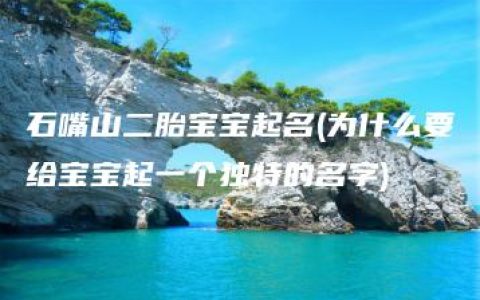 石嘴山二胎宝宝起名(为什么要给宝宝起一个独特的名字)