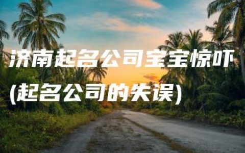 济南起名公司宝宝惊吓(起名公司的失误)