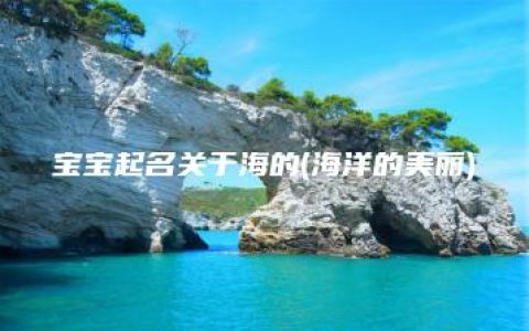 宝宝起名关于海的(海洋的美丽)