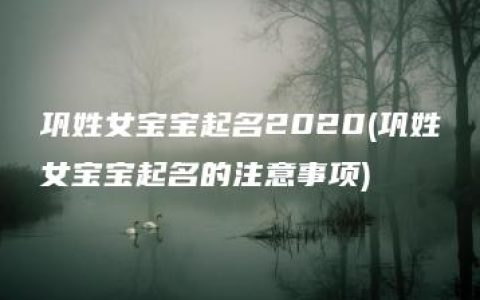 巩姓女宝宝起名2020(巩姓女宝宝起名的注意事项)