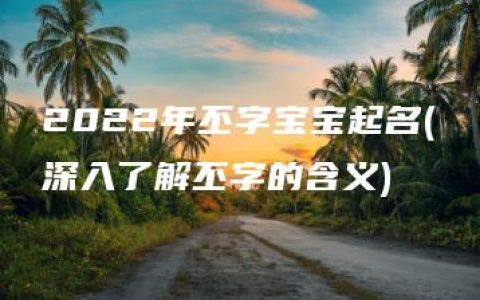 2022年丕字宝宝起名(深入了解丕字的含义)