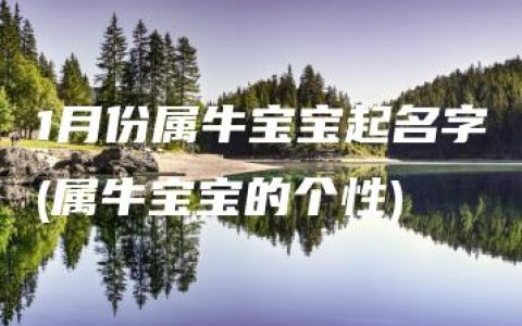 1月份属牛宝宝起名字(属牛宝宝的个性)