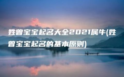 姓曾宝宝起名大全2021属牛(姓曾宝宝起名的基本原则)