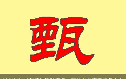 20242024龙年董姓男孩取名，董姓龙年宝宝起名大全