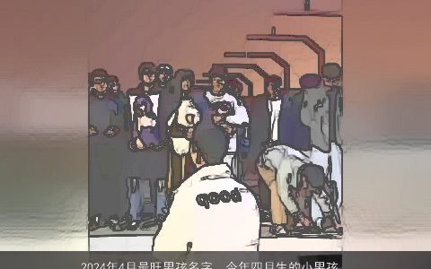 2024年4月最旺男孩名字，今年四月生的小男孩,望大家起个名,要好听的三个字名字,最后两能...