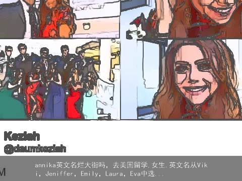 annika英文名烂大街吗，去美国留学,女生,英文名从Viki，Jeniffer，Emily，Laura，Eva中选...