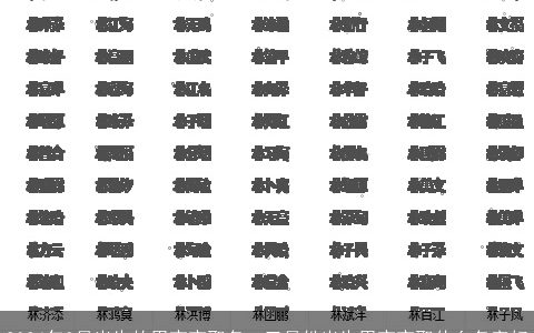 2024年3月出生的男宝宝取名，三月份出生男宝宝取什么名字好