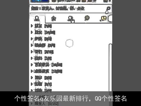 个性签名q友乐园最新排行，QQ个性签名