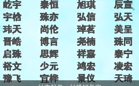 付亦起名，付姓好名字