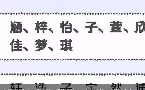 内涵名人名字，哪为朋友能给我起点人名字多起点好听的有含义的