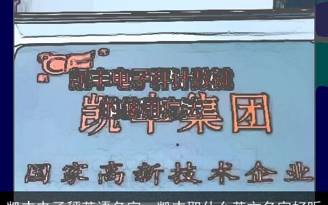 凯丰电子秤英语名字，凯丰取什么英文名字好听