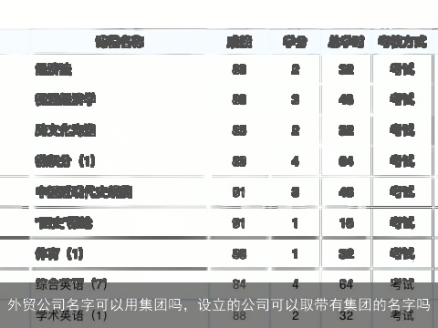 外贸公司名字可以用集团吗，设立的公司可以取带有集团的名字吗