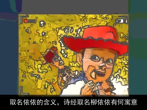 取名依依的含义，诗经取名柳依依有何寓意