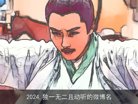 2024,独一无二且动听的微博名