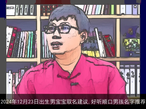 2024年12月23日出生男宝宝取名建议,好听顺口男孩名字推荐