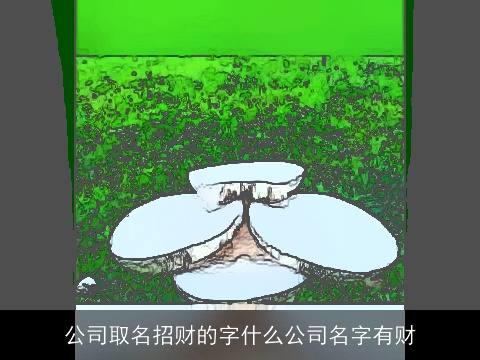 公司取名招财的字什么公司名字有财