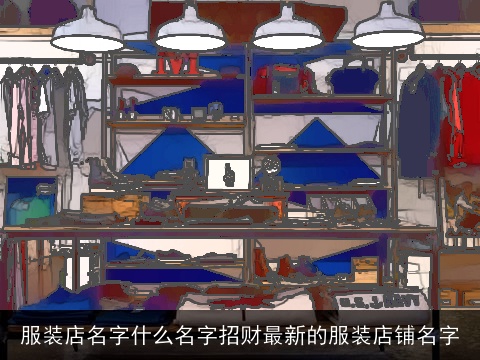 服装店名字什么名字招财最新的服装店铺名字