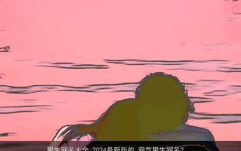 男生网名大全,2024最新版的 霸气男生网名2024最火的 有涵养霸气的男生网名男生网名名字