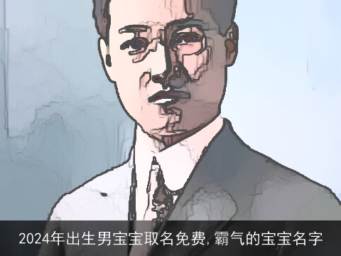 2024年出生男宝宝取名免费,霸气的宝宝名字