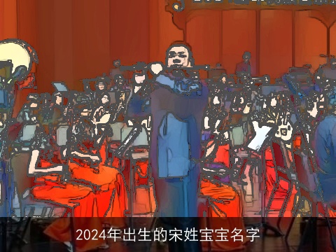 2024年出生的宋姓宝宝名字