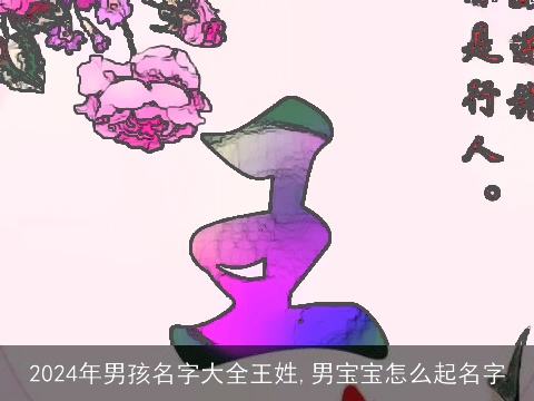 2024年男孩名字大全王姓,男宝宝怎么起名字